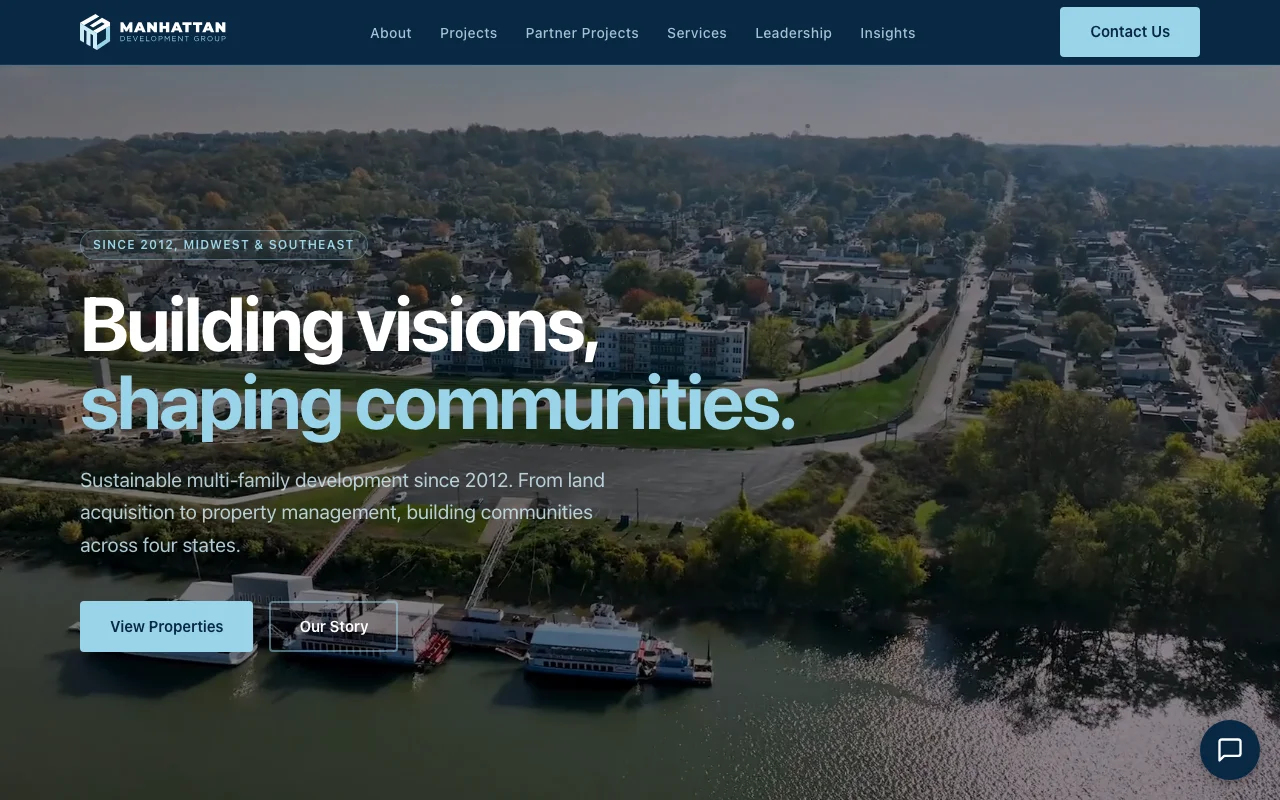 MDG website showcase