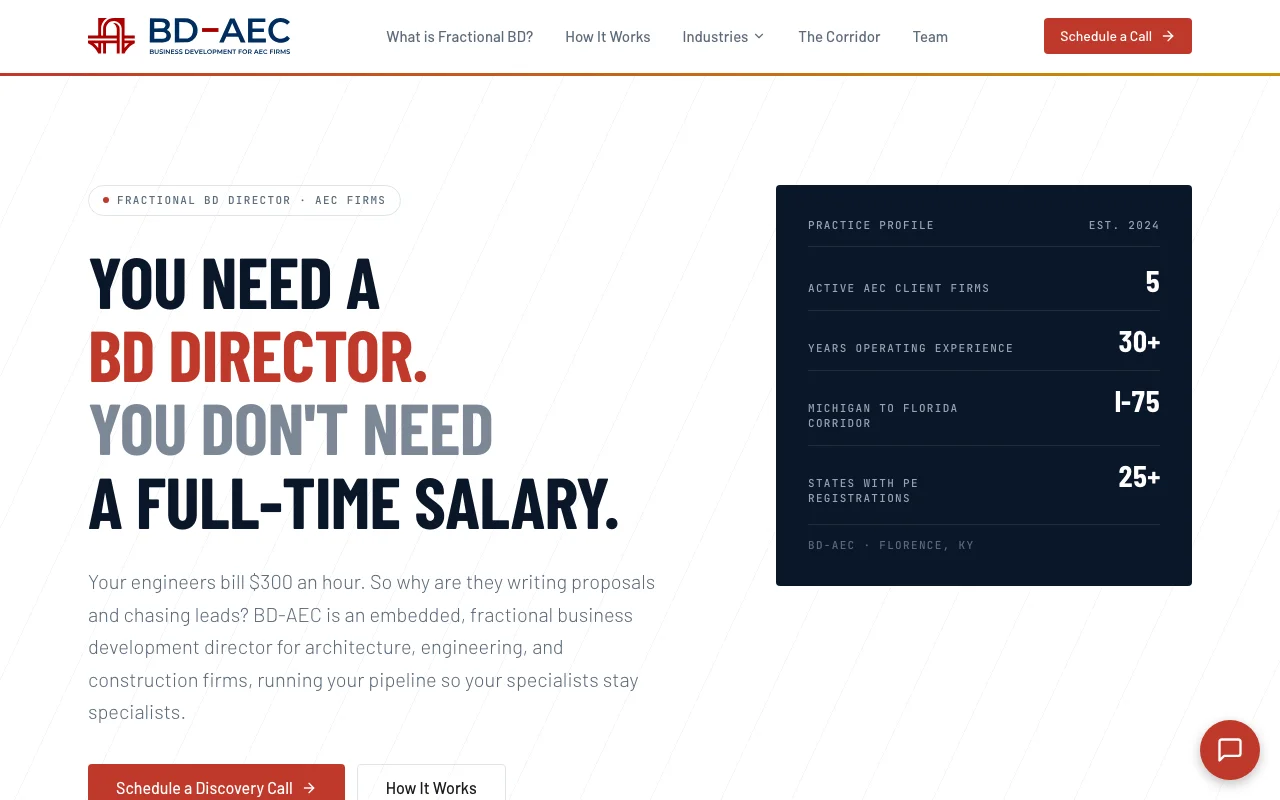 BD-AEC website showcase