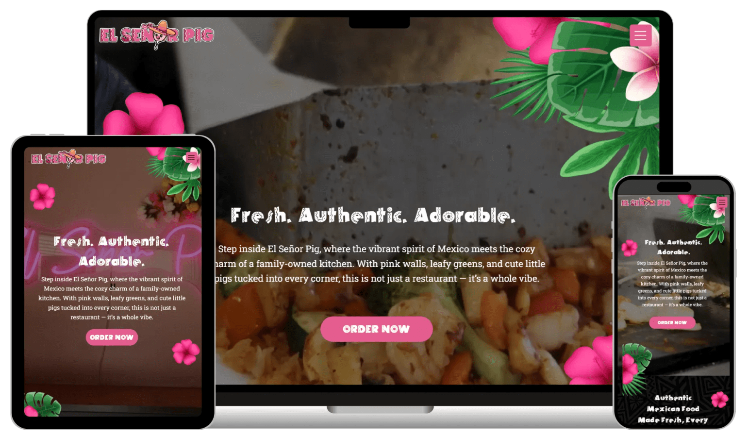 El Señor Pig - Live website preview